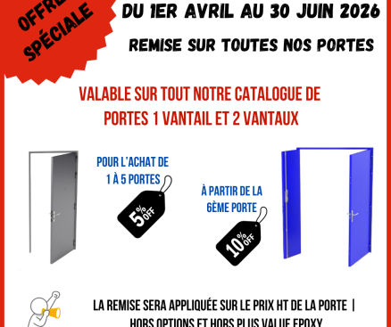 Promo portes Site internet
